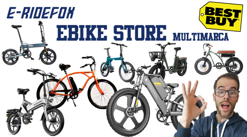 E-ridefox ebike store bici elettriche in offerta